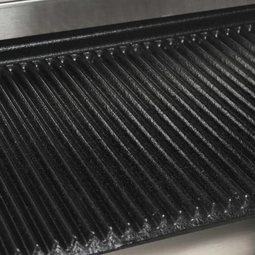 Panini-Grill gerillt 1800 W 32x41x19 cm Edelstahl
