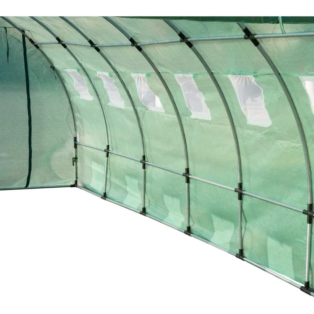 Gewächshaus Treibhaus 18m² mit Fenster