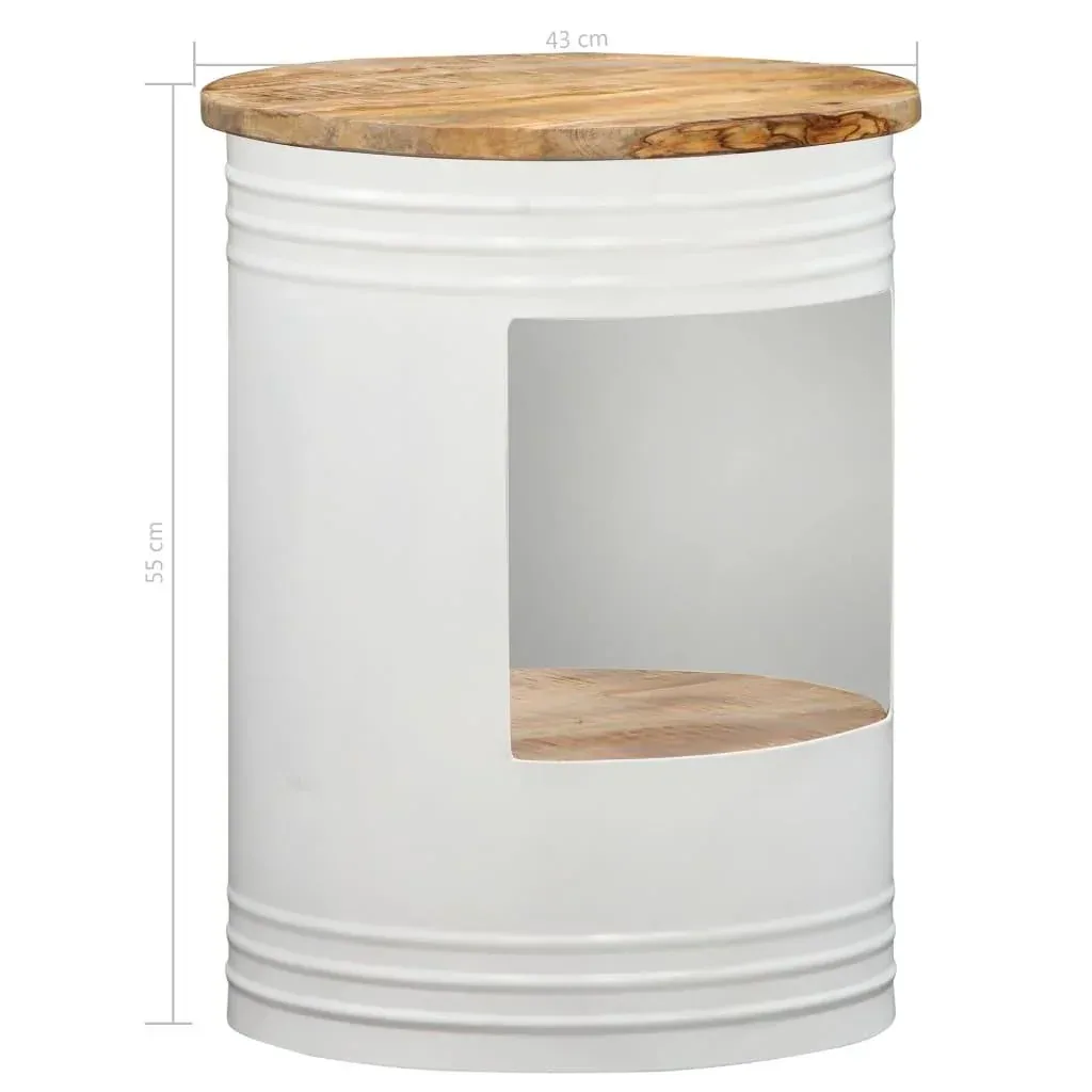 Couchtisch 43x55 cm massiv Mango-Holz