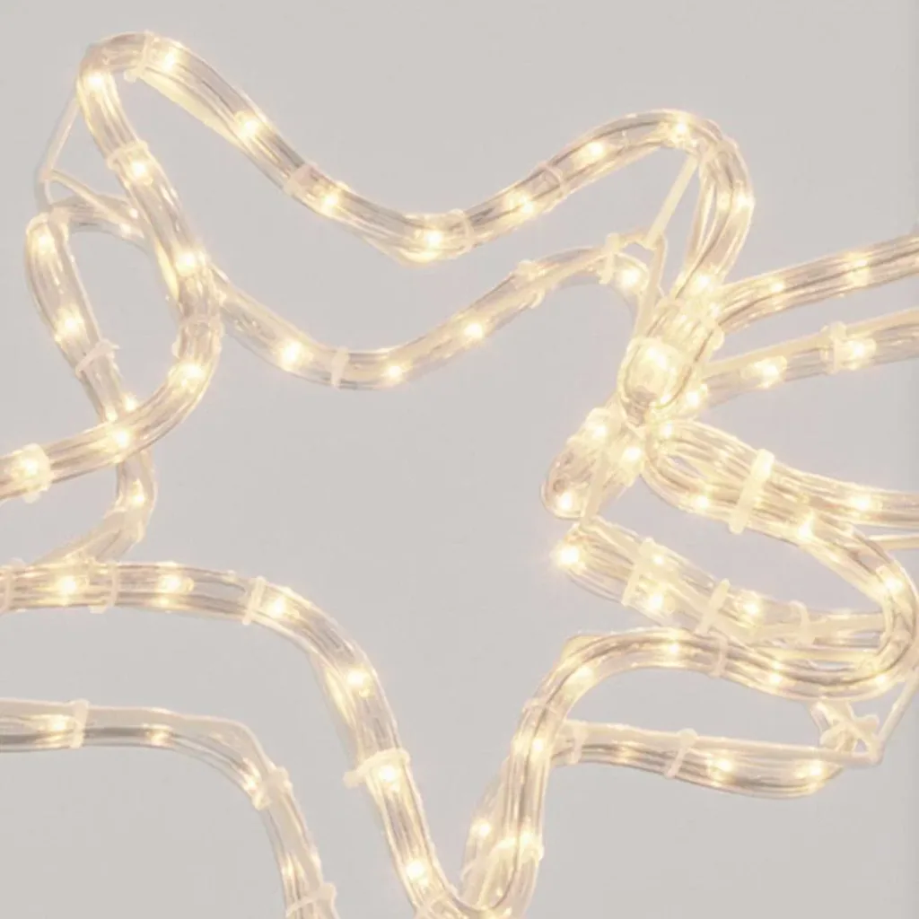 Sternbeleuchtung - 144 Lichter - 4m - Metallrahmen