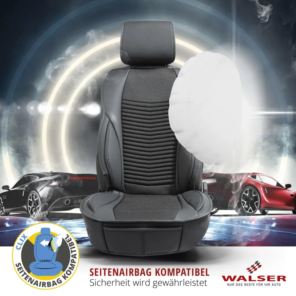 PKW Sitzauflage Max, Auto-Sitzaufleger schwarz