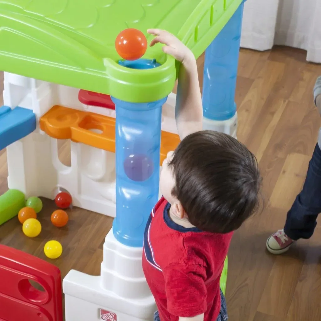 Wonderball Fun House Spielhaus - Inkl. 20-teiligem Spielballset - 83,8x91,4x106,7cm