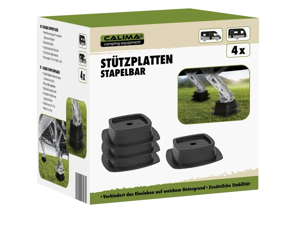 Stützplatten stapelbar, 4 Stück
