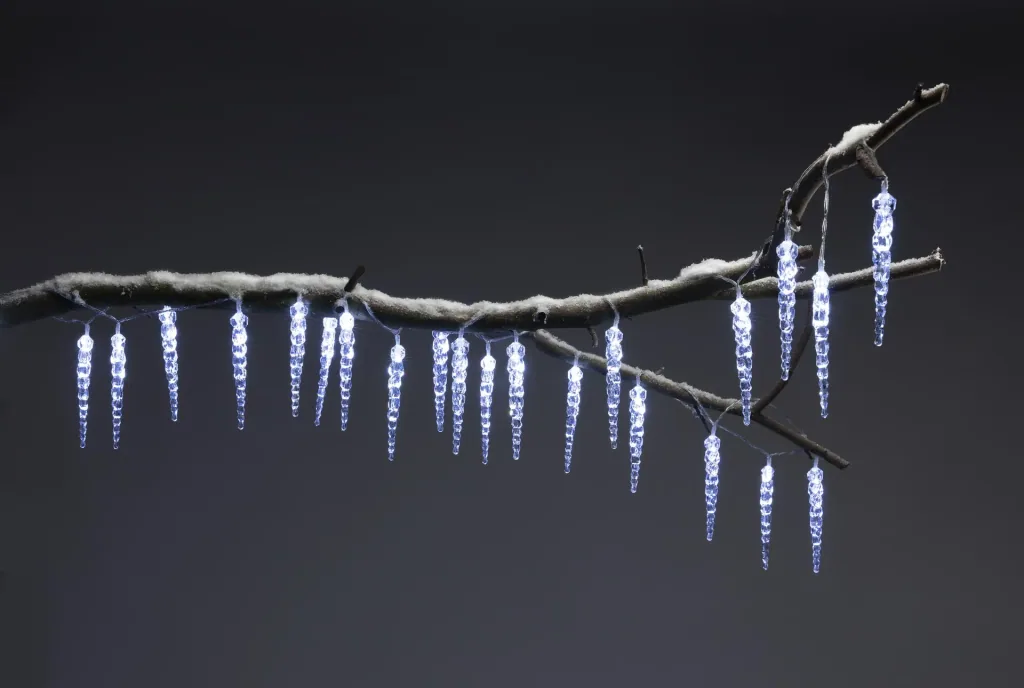 LED Lichterkette mit 40 Eiszapfen