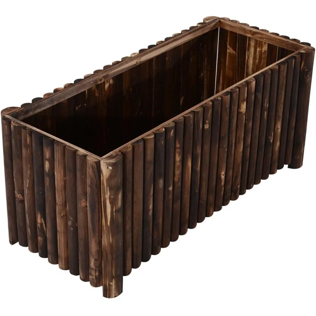 Hochbeet L120 x W50 x H50cm Pflanzkasten Gemüsebeet Holz