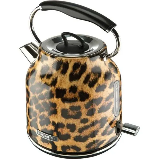 Panther Wasserkocher - Panther Druck - 1.7L - Leopard - Retro