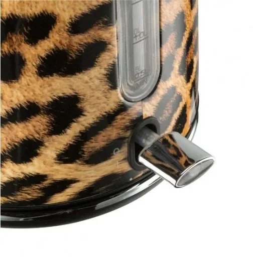 Panther Wasserkocher - Panther Druck - 1.7L - Leopard - Retro