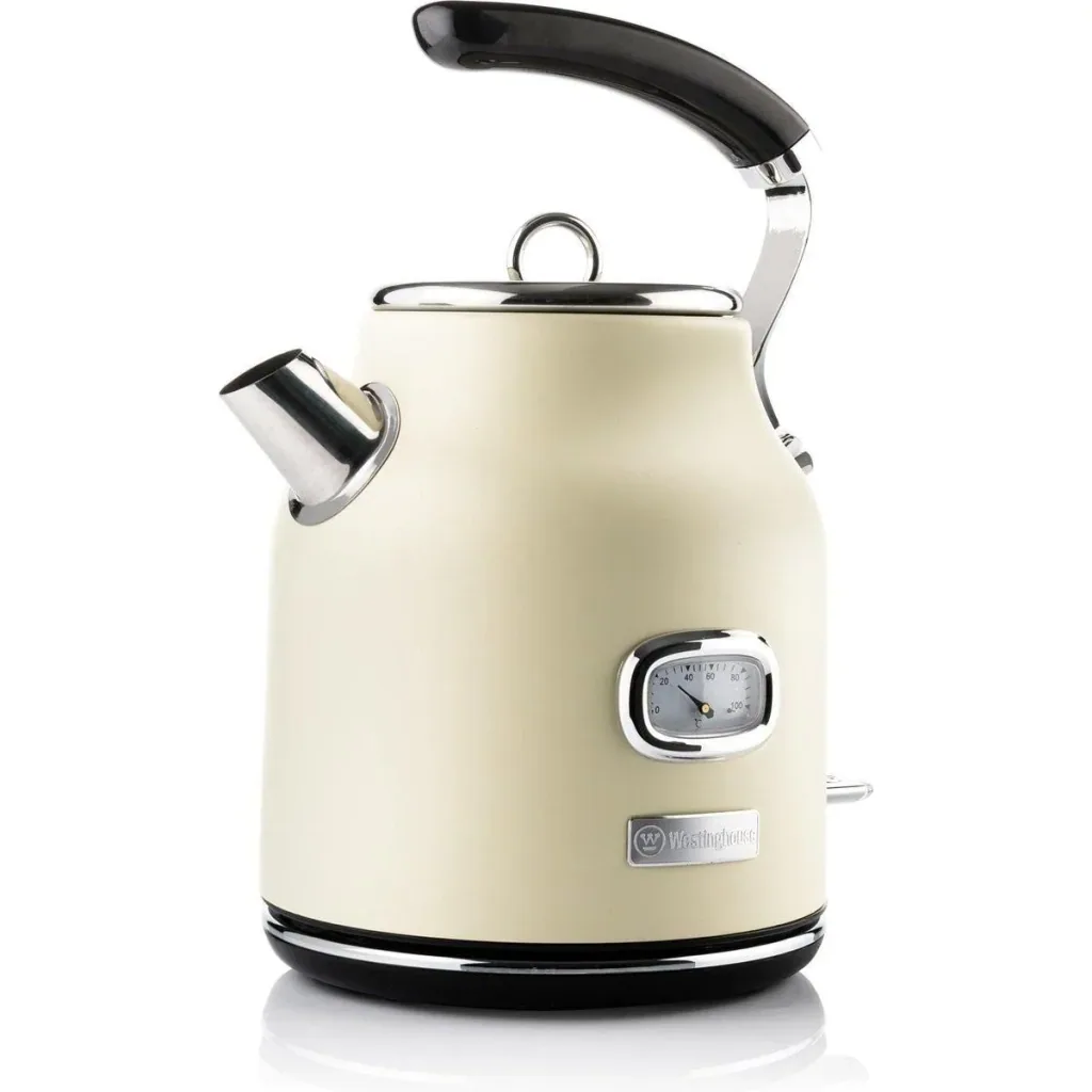 Retro SET - Toaster 4 Scheiben + Wasserkocher 1.7L - Weiß