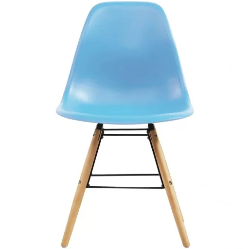 Esszimmerstühle 4-Sitzer Kunststoff blau