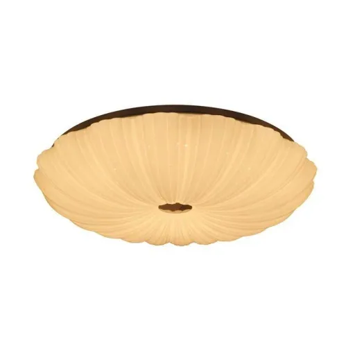 LED Wand-/ Deckenleuchte SHINING CORAL 24W mit Lichttemperaturwechsel + Sleeptimer + Fernbedienung Ø490 mm DIM