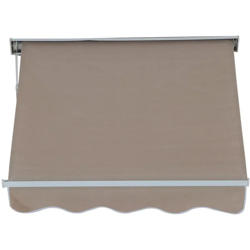 Markise Beige Markise Seilzug 122cm x 70cm