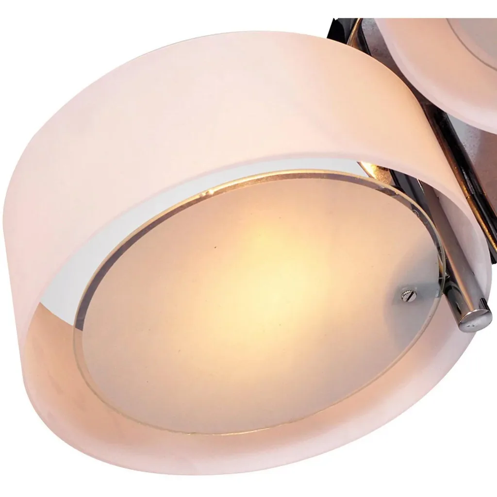 Deckenlampe Acryl Kronleuchter 40W Leuchte 3-flammig Chrom