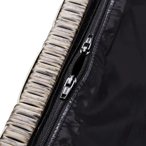 Gartenbox - Aufbewahrungsbehälter creme 122x56x61cm mit Rädern