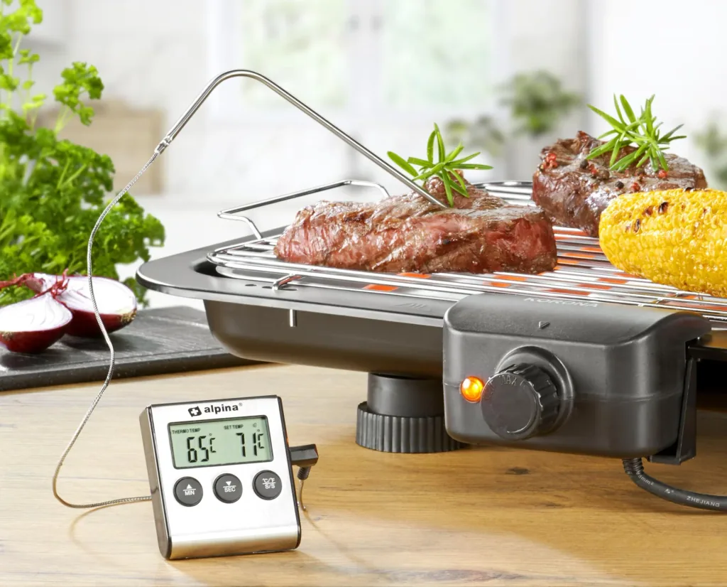 Digital Grill/Bratenthermometer Edelstahl