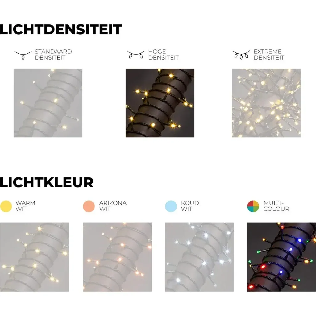Vellight Weihnachtsbeleuchtung - 20m - 300 LEDs - Mehrfarbig - Innen & Außen