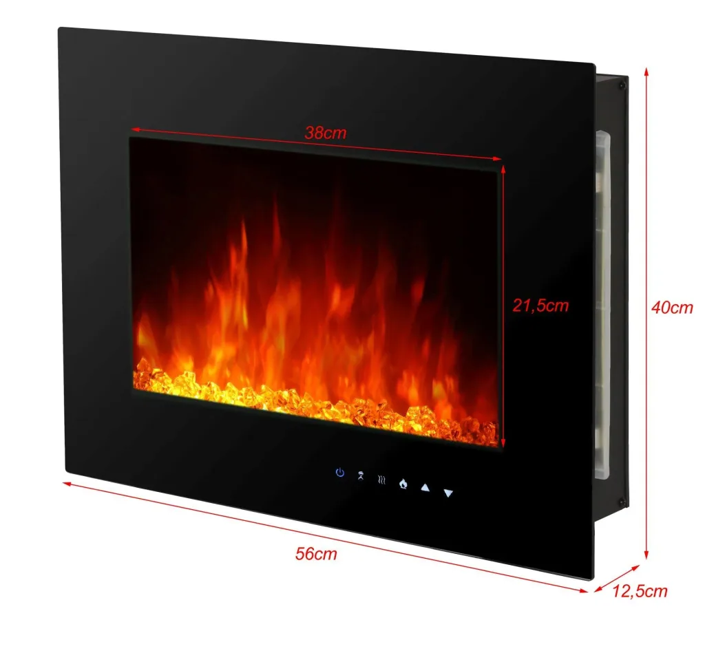Elektro-Kamin "Aarau II" Wandmonatge