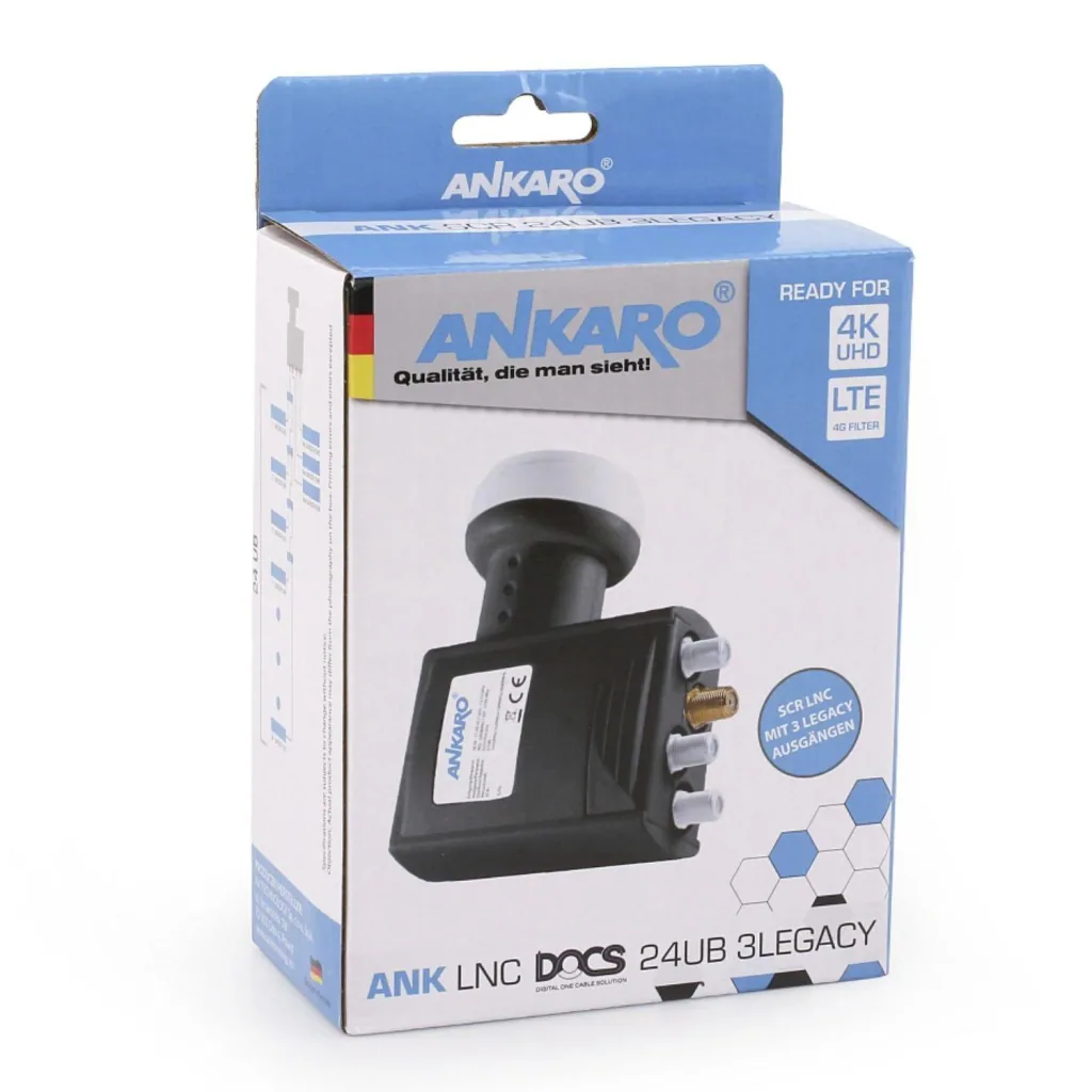 Einkabel LNB für 24x Unicable Receiver und 3 Standard Ausgänge