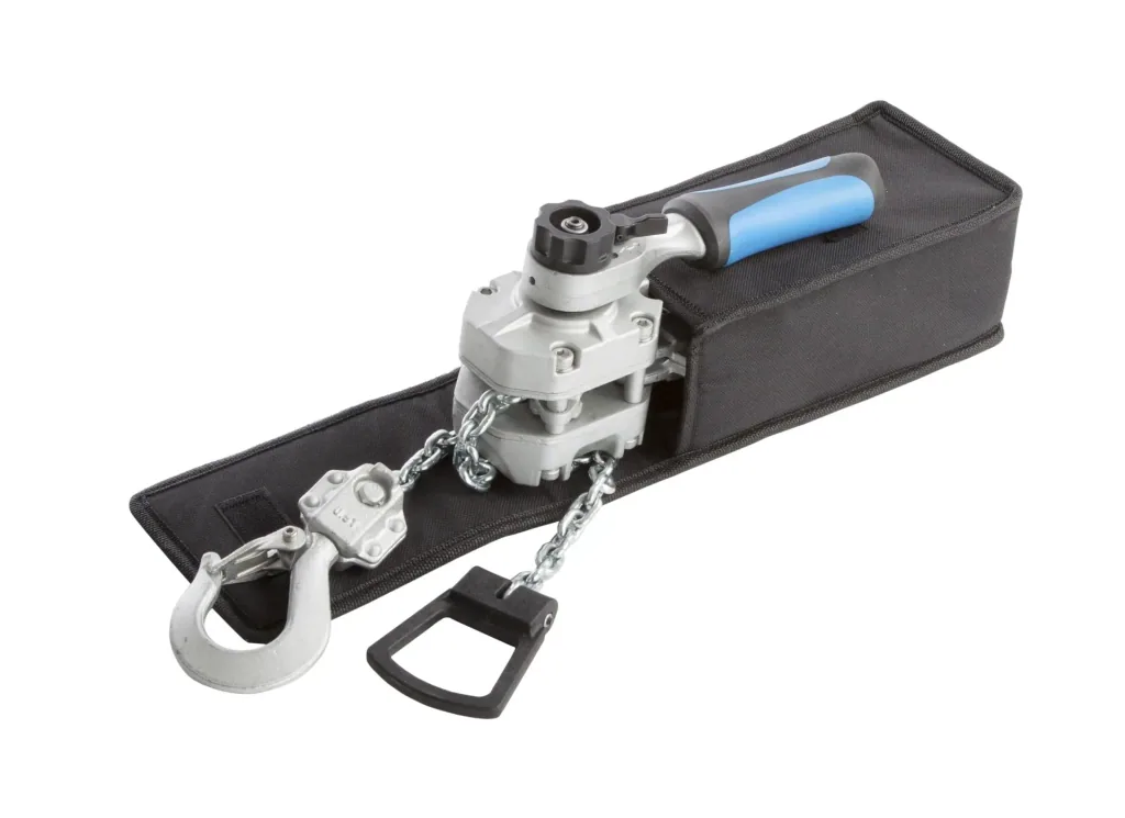 Aluminium-Hebelzug PAH 250, Tragfähigkeit 250 kg, Hub 1,5 m, 1-strängig