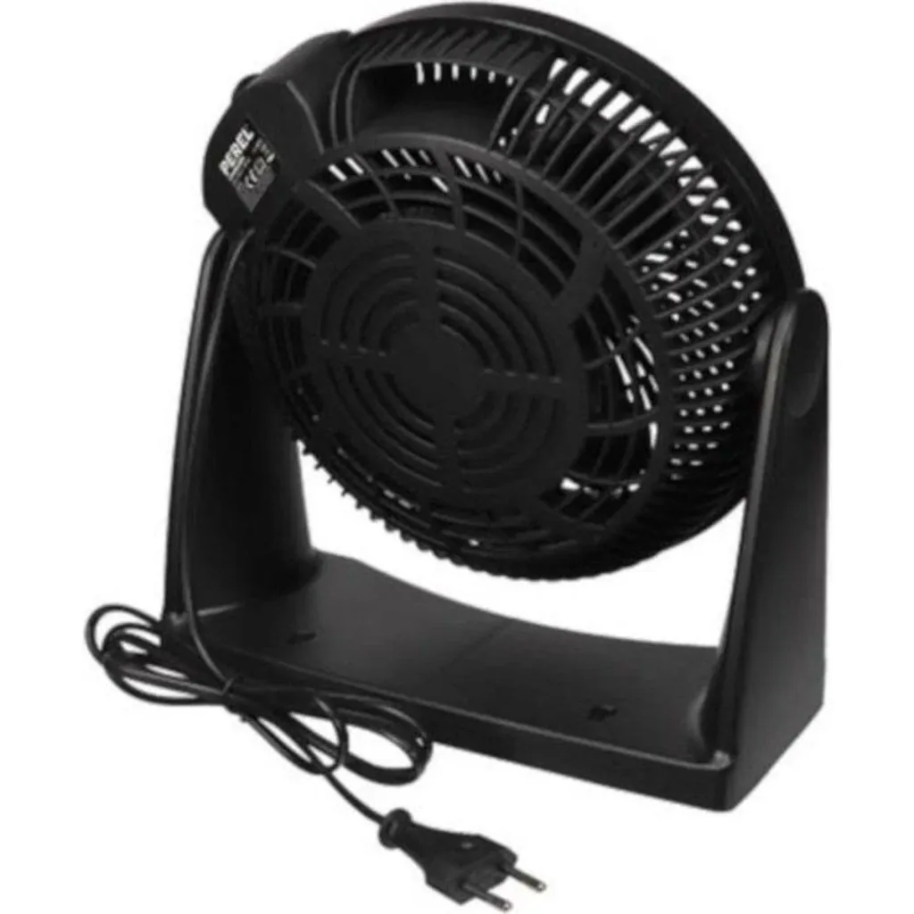 NL Boden- und Wandventilator ABS - Ø20cm - Schwarz - 30W