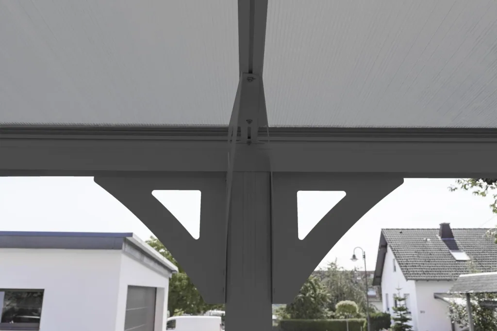 Westmann Carport Helsinki, 305×503×232 cm, Anthrazit – Aluminium mit Polycarbonatdach