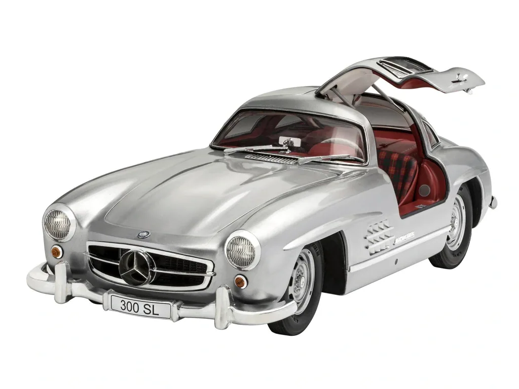 Modellbausatz Mercedes Benz 300 SL im Maßstab 1/12 - 214 Teile
