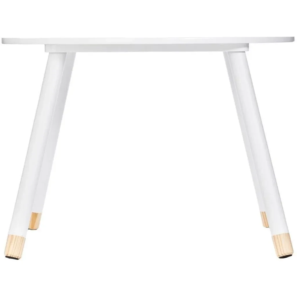 Kindertisch Rund - weiß - 60x60x43 cm