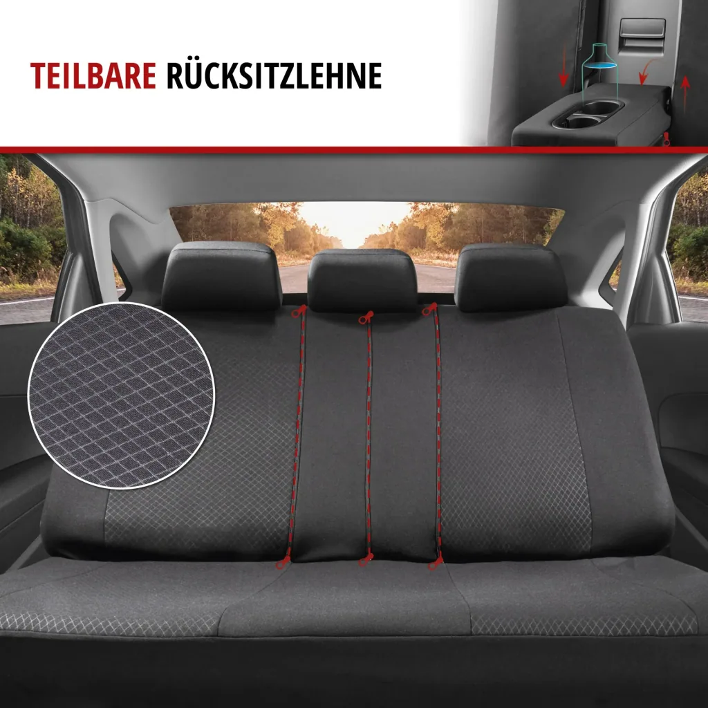 Auto Sitzauflage "DUNDEE" - Komplett-Set