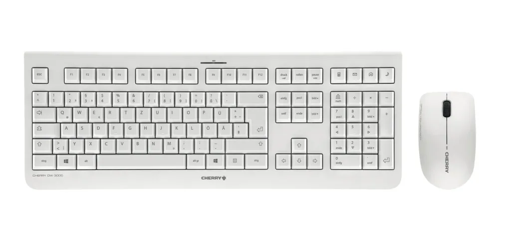 Kabelloses Tastatur-Maus-Set DW 3000 grau