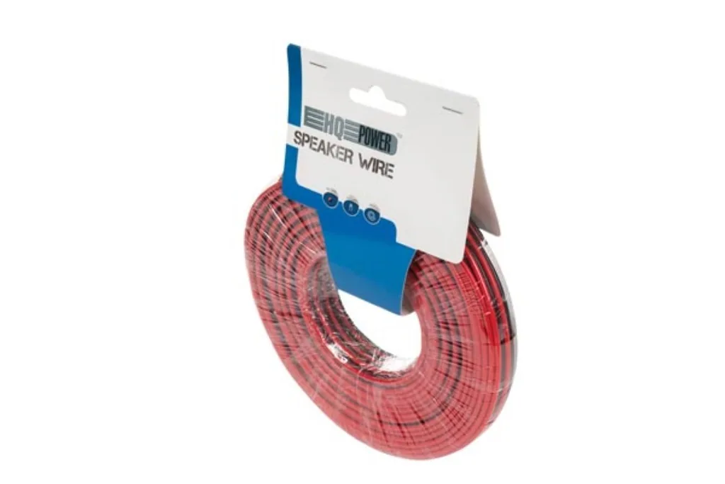 Lautsprecherkabel 2x2,50mm², 25 Meter, rot/schwarz, Spule, reiner OFC-Kupferdraht, Audioinstallation, professionelle Beschallung, Studio, Live, Zuhause