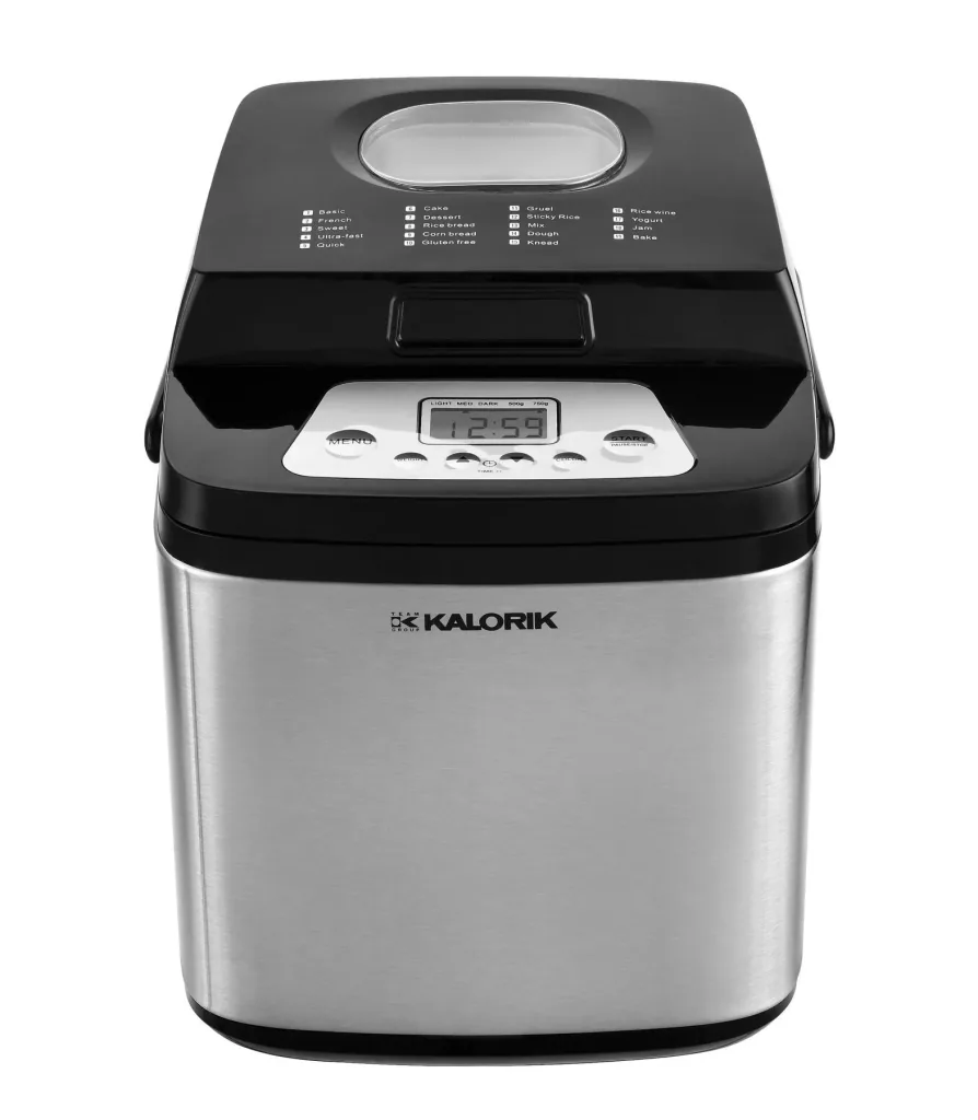 Brotbackautomat, Edelstahl mit 19 Automatikprogrammen