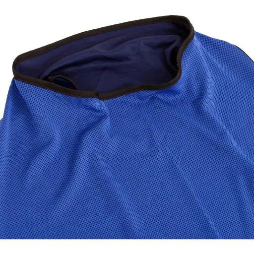Hunde Kühlweste Kühljacke Cooling Vest schnelle Abkühlung Polyester Blau Ø50 x 50 cm