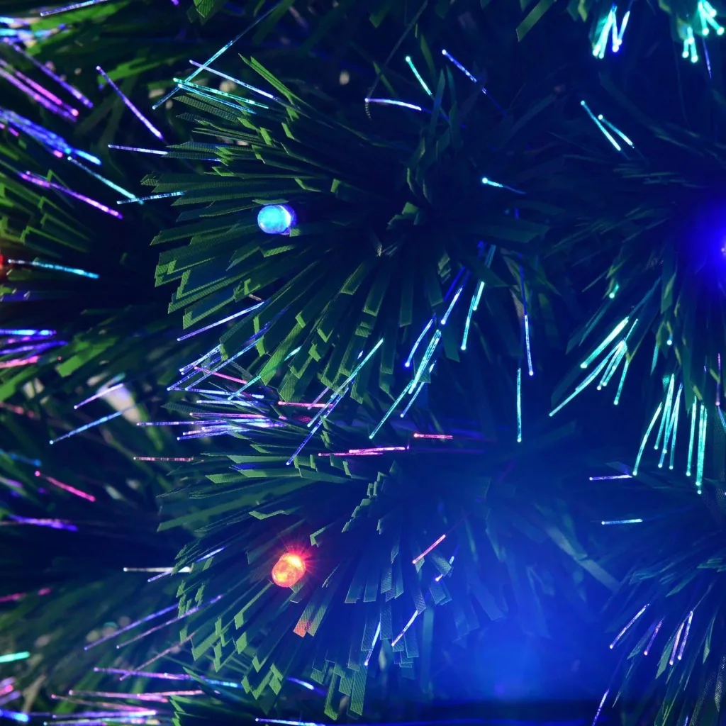 Weihnachtsbaum Tannenbaum 90 LEDs Stern Grün 48x90cm