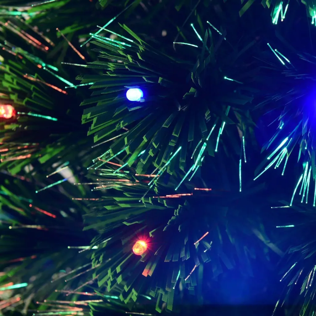 Weihnachtsbaum Tannenbaum 90 LEDs Stern Grün 48x90cm