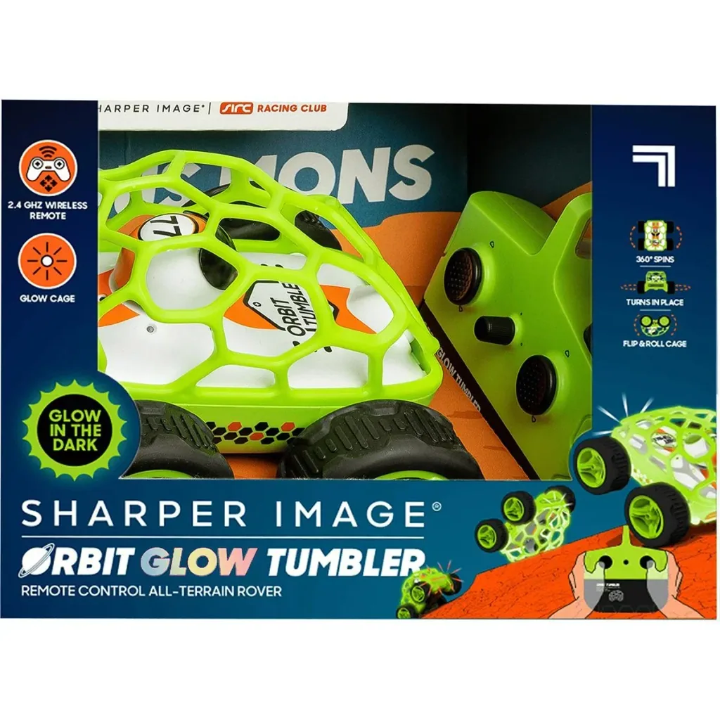 Sharper Image RC Orbit steuerbares Auto - Geeignet für alle Terrains - Stunt / Flip Car - Glow in the dark