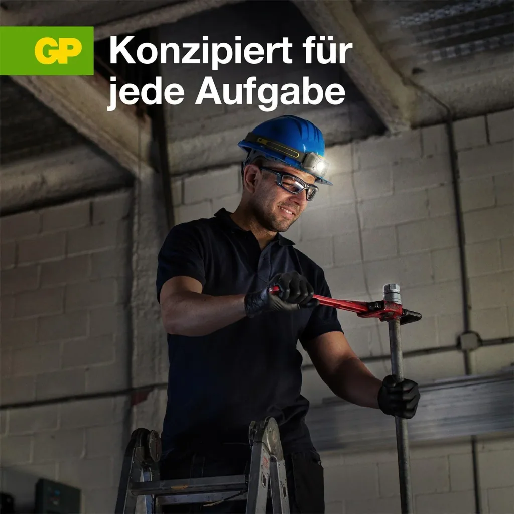 DISCOVERY Stirnleuchte mit Bewegungssensor und 375 Lumen, IPX5
