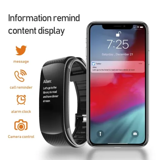 Fitnessarmband mit Herzsensor und Blutdrucksensor