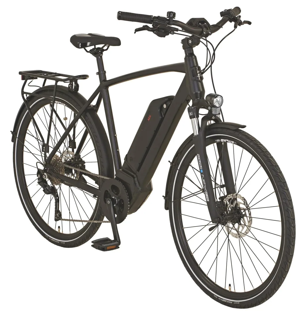 ENTDECKER 23.ETT.30 Trekking E-Bike 28" AEG ComfortDrive Herren Diamant 28": Rahmengröße 55cm