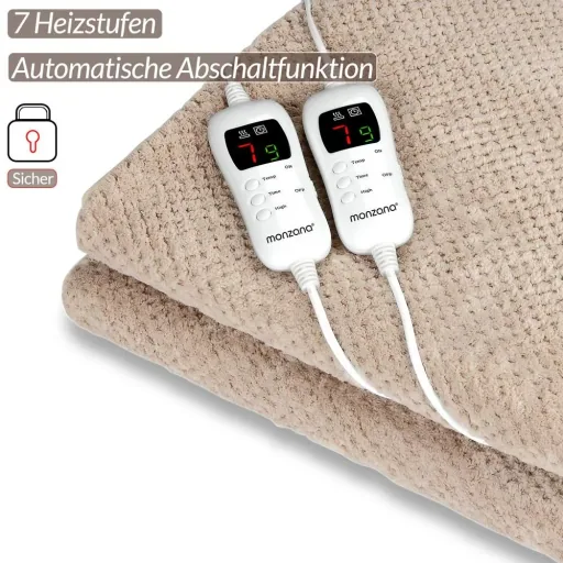 Heizdecke 3-Schicht-Komfort, 7 Heizstufen, Aus-Funktion Double