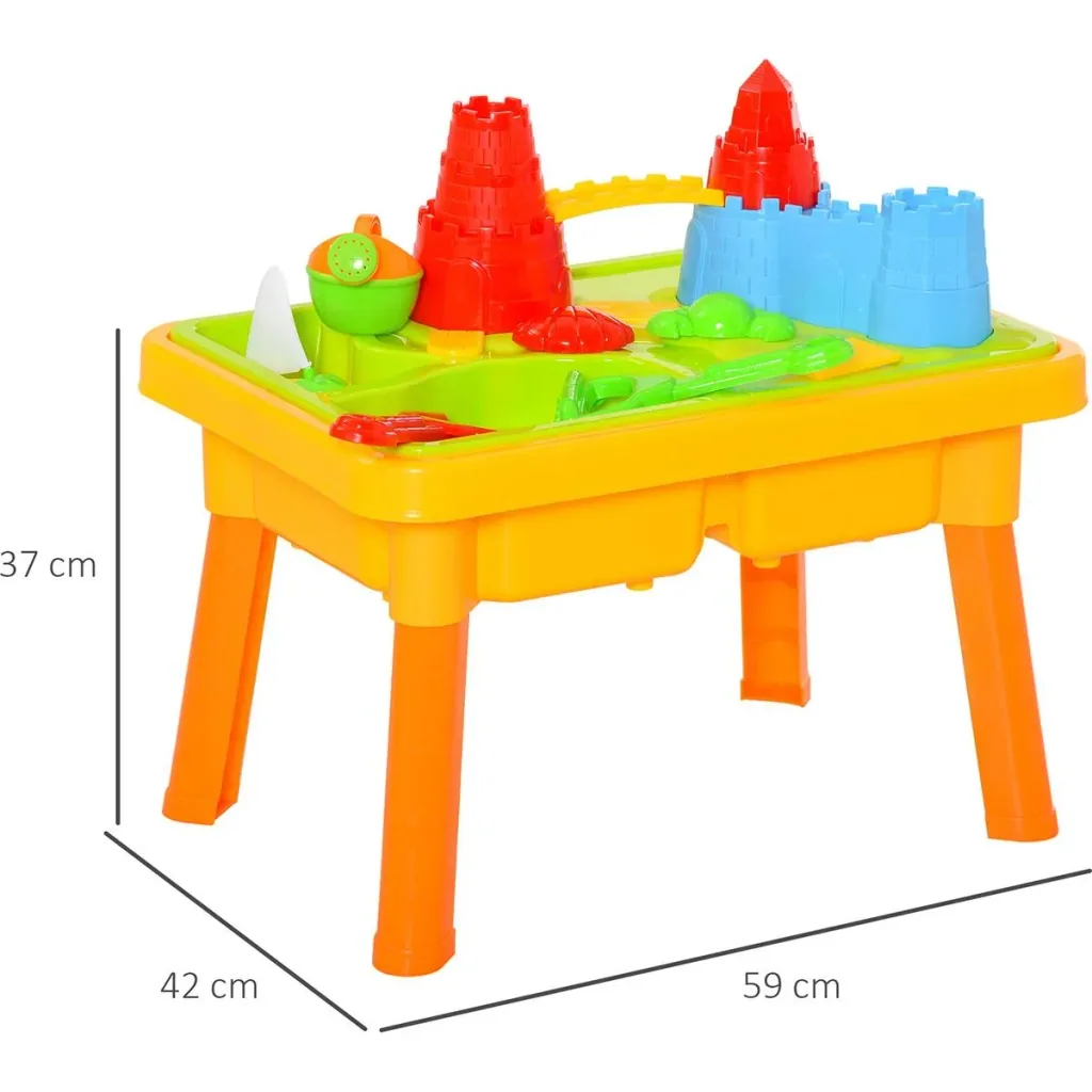 Kinder Sandspielzeug Burgthema bunt