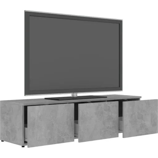 TV-Schrank 120x34x30 cm Spanplatte betongrau