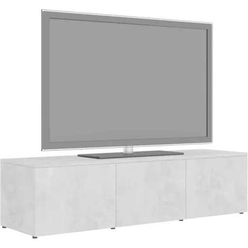 TV-Schrank 120x34x30 cm Spanplatte betongrau