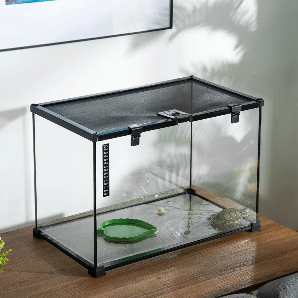 Terrarium für Reptilien 50 cm x 30 cm x 35 cm