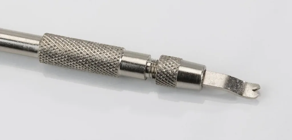 Federstegwerkzeug mit Gabel und Durchdrücker (1 Stück)