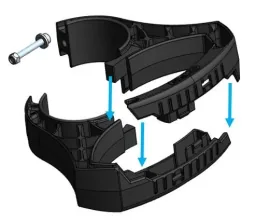 Rangiergriff für Stützrad, Ø 60 mm