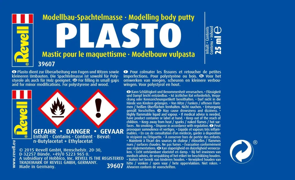 Plasto Spachtelmasse, 25ml