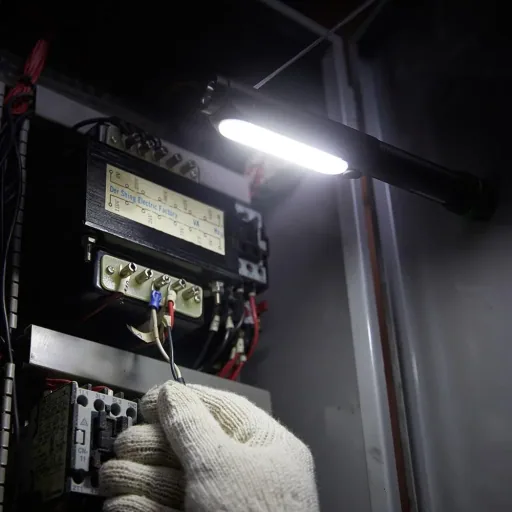 DISCOVERY Clip Arbeitsleuchte mit seitlicher COB Lichtleiste, Magnetbefestigung, 4 Leuchtmodi 550 Lumen, IPX4