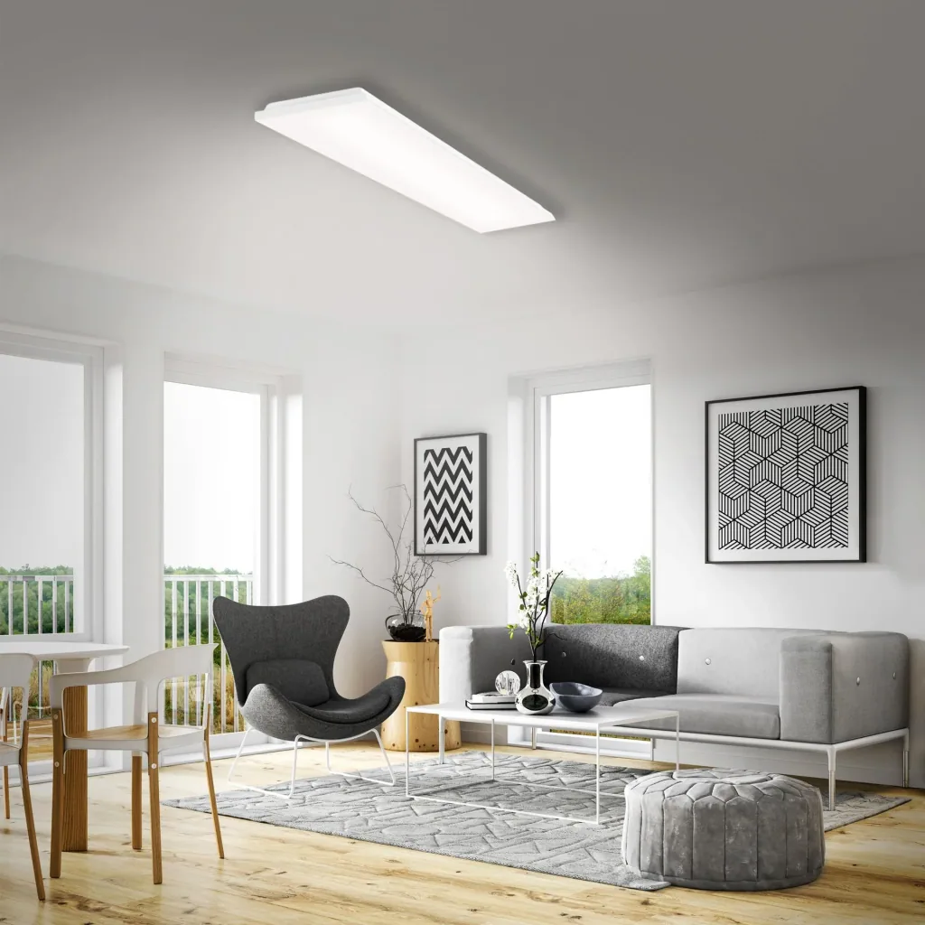 Rahmenloses LED Panel, rechteckig, 38 Watt, weiß