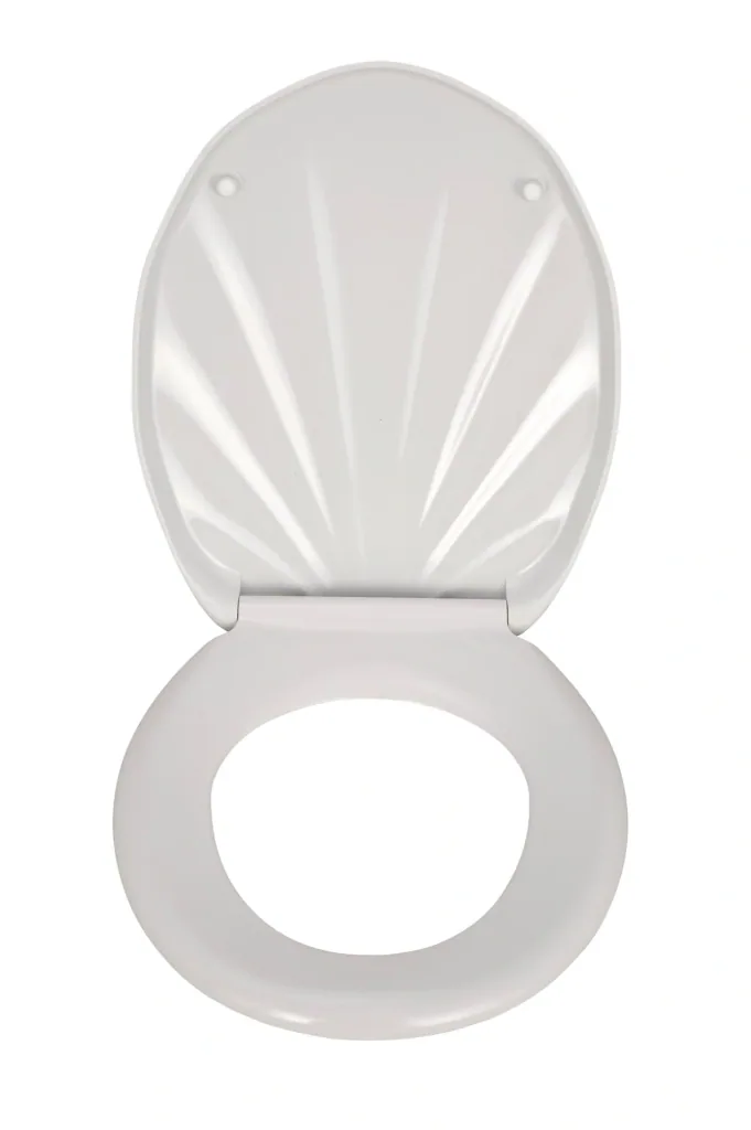 Premium WC Sitz "Muschel" mit Absenkautomatik, weiß