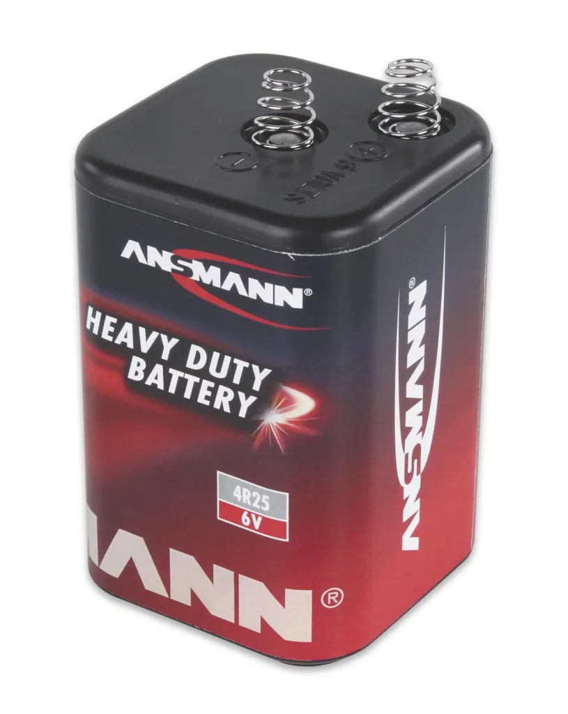 Zink-Kohle Blockbatterie 4R25, 6V