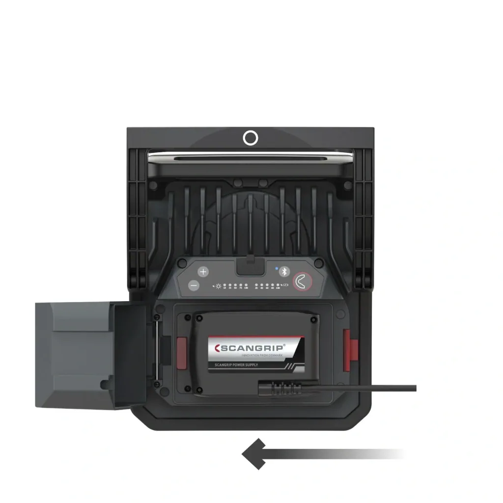 Handflutlichtstrahler NOVA 10 CAS + Scangrip CAS Netzgerät + abnehmbarem Diffuser L